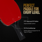 Set of 2 - Paddles - Hi-Performance Grip - Extra Comfort with FREE Balls