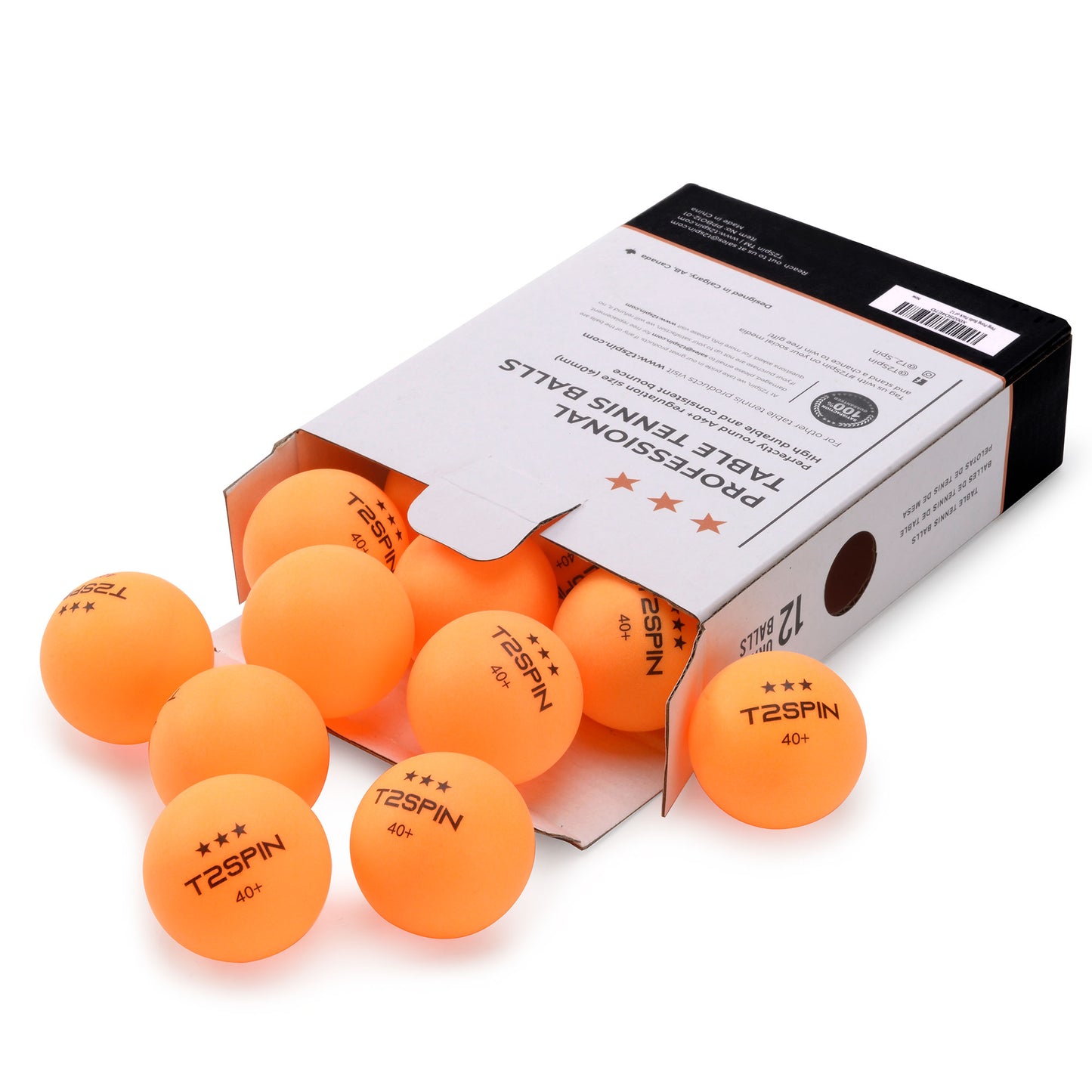 Pong Balls - Premium 40+ Ping Pong Balls - Highest Grade Balls - Pack of 12 - ITTF Regulation Size & Weight