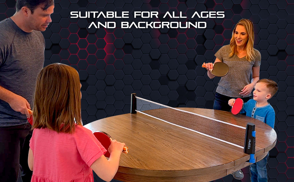 Retractable Ping Pong Net - Play Ping Pong on Almost Any Table!